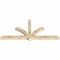Ekena Millwork Redmond Rough Sawn Timber Gable Bracket, Douglas Fir, 84"W x 38"H x 4"D x 4"F, 11/12 Pitch GBW084X38X0404RED00RDF - alternate 3